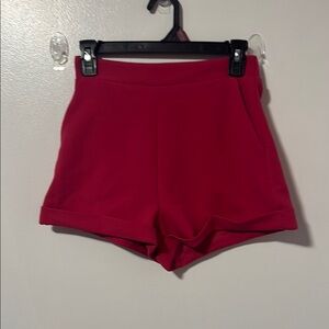 Sincerely Jules High Waist Red Shorts